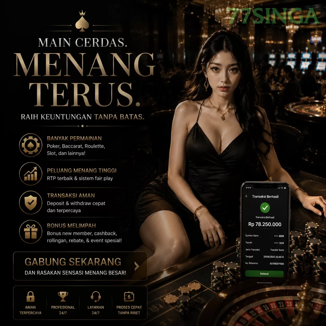 Login 77singa Sekarang Bonus Melimpah