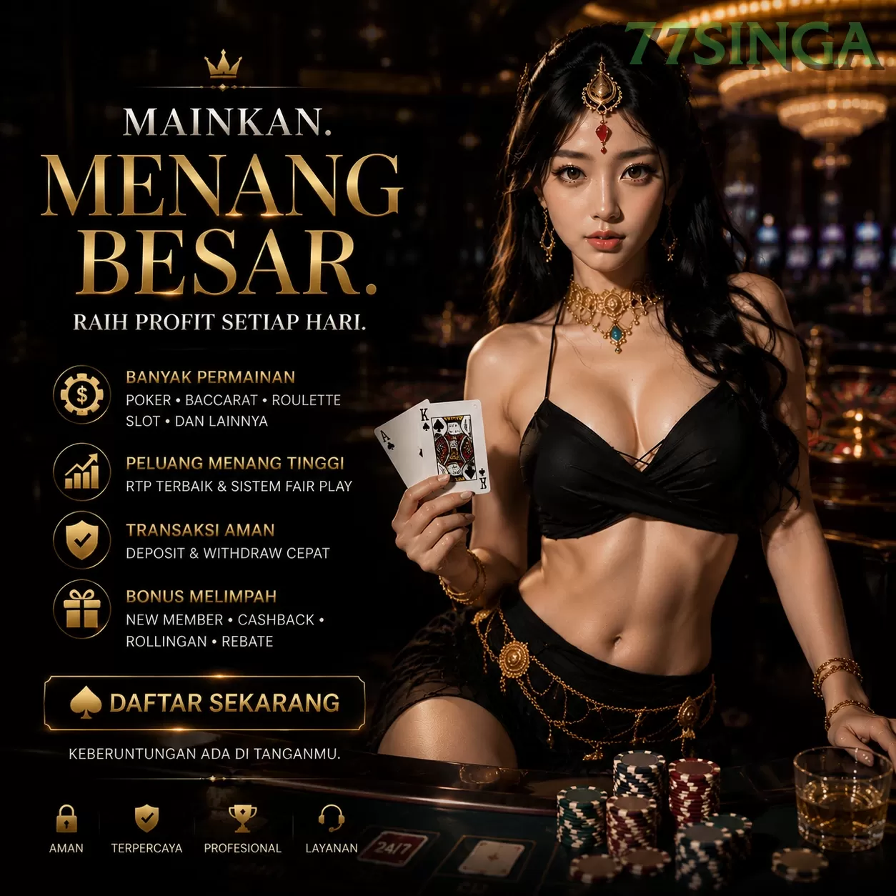 BONUS GARANSI KEKALAHAN SALDO KEMBALI 100_ promotion image